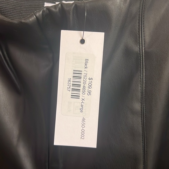 Tribal Pull-On Combo Faux Leather Leggings - XL - Picture 10 of 11